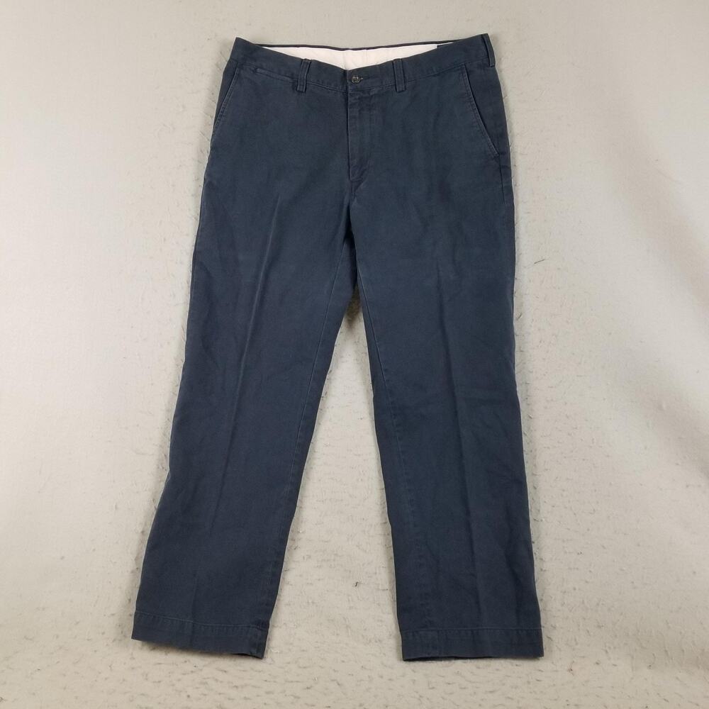 Polo Ralph Lauren Pants Mens 36x30‎ Blue Classic Fit Chino Twill Cotton Casual